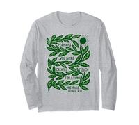 Esther 4:14 Perhaps You were Created Green Leaf Christian Long Sleeve T-Shirt