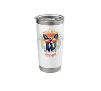 Esther Best Dog Mom Ever Funny Custom Personalized Name Stainless Steel Insulated Tumbler
