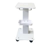 Esthetician Beauty Salon Trolley Cart - Mobile Handcart for Beauty Instruments Makeup Storage Tray Portable Cosmetology Equipment