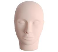 Esthetics Mannequin Head Makeup Practice Head Cosmetology Mannequin Doll For Eyelashes Makeup Practice