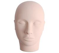 Esthetics Mannequin Head Makeup Practice Head Cosmetology Mannequin Doll for Eyelashes Makeup Practice