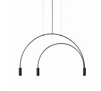 Estiluz Volta Pendant Black 3 Light Sources