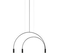 Estiluz - Volta T-3536-W Pendant, Black / Black / Black - Black