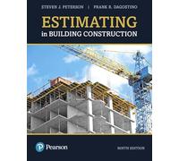 Estimating in Building Construction (What's New in Trades & Technology)