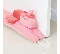 Estimber Under Door Draft Stopper Decorative Wind Stopper 36 inch for Door & Window, Weighted Animal Air Draft Stopper Snake Noise Blocker for Bottom of Door with Hanging Loops - Unicorn