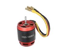 Estink 1350W High Conversion Brushless Motor for RC Crawler Car, Stable Power Output Suitable for AXIAL SCX10 90046 1/10 RC Crawler Car Aluminum Alloy Motor (1850KV)