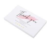 Estink 150pcs Thank You Card Pretty Designs Coated Paper Gratitude Card for Thanksgiving (B)
