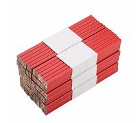 Estink 72Pcs Red Carpenter Pencils 175mm Octagonal Hard Lead | Woodworking Brick Layer, Builders Joiners Tradesman, Marking Tool
