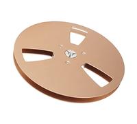 Estink Aluminum Alloy 3 Hole Opening Machine Part Empty Tape Reel for Reel to Tape Players, Universal Design, Improve Sound Quality, for Audio Enthusiasts (Gold)