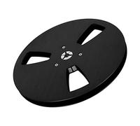 Estink Aluminum Alloy 3 Hole Opening Machine Part Empty Tape Reel for Reel to Tape Players, Universal Design, Improve Sound Quality, for Audio Enthusiasts (Black)