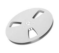 Estink Aluminum Alloy 3 Hole Opening Machine Part Empty Tape Reel for Reel to Tape Players, Universal Design, Improve Sound Quality, for Audio Enthusiasts (Silver)