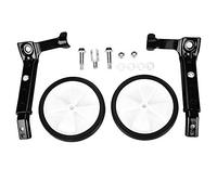 Estink Bicycle Training Wheels, Adjustable Variable-Speed, 2-Piece Set, Black