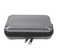 Estink Durable Hard Carrying Case with Detachable Inner Tray for Osmo 3 Double Zipper Design Nylon Weight Suit for Traveling (Gray)