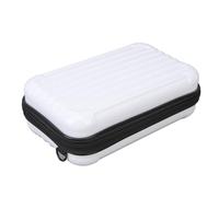 Estink Durable Hard Carrying Case with Detachable Inner Tray for Osmo 3 Double Zipper Design Nylon Weight Suit for Traveling (White)