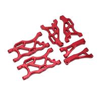 Estink Durable RC Replacement Suspension Arms with Ball Head for ARRMA LIMITLESS INFRACTION TYPHON RC Car, Improve Stability and Enhance Strength for Enthusiasts (Red)