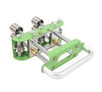 Estink Edge Roller Bender with Scissors for Bending Metal Roofing Materials, Compact Sheet Metal Bending Machine for Making Roof Rainwater Deflectors, Chicken Coops Steel (Green)