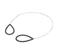 Estink Flexible Stainless Steel Clay Cutters Wire Safe Cut Off Tools for Clay Artists with Black Hand Pottery Cut Off Tools, 4pcs for Ceramic Making (Black)