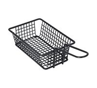 Estink Food Grade Stainless Steel Fryer Basket Lightweight French Fry Holder with Handle for Home Restaurant, Thickened Frame, Easy Hanging, Safe and Hygienic Frying Strainer (Rectangle)