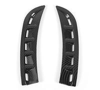 Estink Front Bumper Air Fit for Vent Canards Splitter Noise Reduction for Benz CLS-C257 A Fit for MG-Line 2018-2021, 2pcs (Carbon Fiber Style)