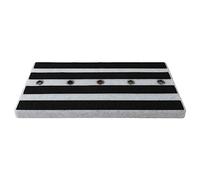 Estink Guitar Effect Pedal Board Large Size PE Material for Easy Cable Connection for Guitar Performance (White Marble Design)