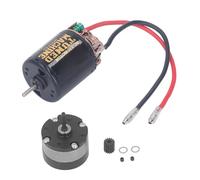 Estink High Purity Copper Winding 540 Brushed Motor Set for 1/10 Off Road Crawler Car, Powerful RC Reducer Planetary for High Performance Racing (80T)