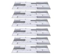Estink Kitchen Backsplash Wallpaper Self Adhesive Oil Resistant Peel and Stick for Home 6 PCS 5.9x11.8in Bathroom PVC Classic Design Kitchen Sticker (FG53)