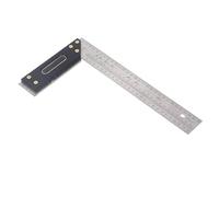Estink L Ruler Framing Tool Clear Scale Stainless Steel Measurement Ruler for Home Improvement Projects (300mm)
