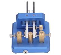 Estink Morse Code Key Double Paddle Automatic CW Shortwave Telegram Tapper for Training - Durable Stainless Steel, Brass, and Carbon Fiber Material (Blue)