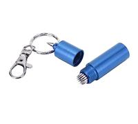Estink Pool Cue Tip Pricking Pin Tool - Lightweight Stainless Steel Billiard Cue Tip Shaper - Portable and Convenient for On-the-Go Players (Blue)