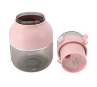 Estink Portable Blender Cup USB Rechargeable Cordless Mini Electric Juicer for Drinks on the Go 500ml Capacity Kitchen Gadget Home Outdoor Travel (Pink)