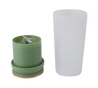Estink Portable Rechargeable Blender Efficient Blades for Smoothies and Juice 300ml USB Handheld Blender for Travelers and Office Workers (Green)