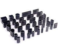 Estink Professional 39-Piece Metal Leather Hole Punch Cutter Set, Hollow Shape Style with Plastic Case for Watch Band, Canvas, Eyelet