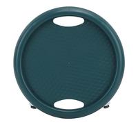 Estink Quiet 360 Degrees Abdominal Fitness Wheel Plate Kit for Full Body Workout Portable Exercise Equipment (Dark Green)