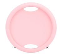 Estink Quiet 360 Degrees Abdominal Fitness Wheel Plate Kit for Full Body Workout Portable Exercise Equipment (Roseate)