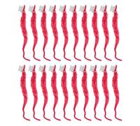 Estink Soft Furry 20 Pcs DIY Compact Fuzzy for Kids, Bright Colors, Wide Applicability, Plush Material (Pink)
