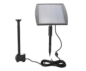 Estink Solar Fountain 2.5W 200L/H DC Brushless | Outdoor Water Feature, 9V Solar Panel, IP64 Water proof, ABS Material, For Garden Ponds, Bird Baths