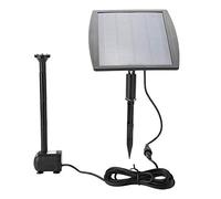 Estink Solar Powered Water Fountain, 2.5W Solar Fountain for Garden Pond with 200L/H Flow Rate DC Brushless Outdoor Water Feature