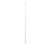 Estink Telescopic Tension Rod, 30-50 cm, Spring Loaded Curtain Pole, 1 kg Load Capacity, Ivory White