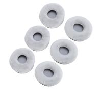 Estink Universal Velvet Ear Pads Cushions for ATH-ES55 ATH-SJ1, Comfortable Replacement Earpads for Headphones, 6pcs Pack for Long-lasting Use (Grey)