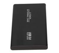 Estink USB3.0 HDD Enclosure Ultra Thin Lightweight Adapter for Laptop Computers, Fast Transmission for 7 for 10, Applicable for 2.5in External Case (Black)
