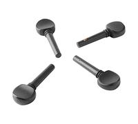 Estink Violin Tuning Peg Portable Wood Replacement for Violin Accessories, 4Pcs Black Pegs for Violinists (M00589)