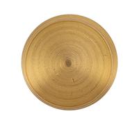 Estink Wall Mounted Robe Hook Round Shape Clothes Hanger for Bathroom Behind The Door, Copper Material (Type B Without Lid(Approx. 7 X 2.85 X 6.5cm / 2.8)