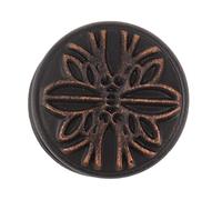 Estink Wall Mounted Robe Hook Round Shape Clothes Hanger for Bathroom Behind The Door, Copper Material (Type D)
