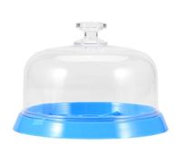 Estink Watch Movement Dust Cover, 6 Slots Plastic Dustproof Watch Movement Accessory Dust Cover Storage Tray with Lid for Watchmaker