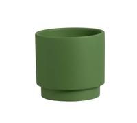 ESTINTENG Nordic Style Colorful Ceramic Perforated Flower Pot Succulent Green Plant Straight Tube Potted Plant-Fruit green-16 * 16 * 15.5cm