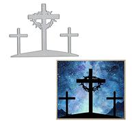 Estivaux Easter Religion Die Cuts for Card Making, Cross Cutting Dies Sets Easter Dies Stencils Embossing Template for Scrapbooking DIY Cards Photo Album Craft Decorations