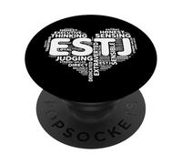 ESTJ Executive Funny Extrovert Personality Relationship PopSockets Adhesive PopGrip
