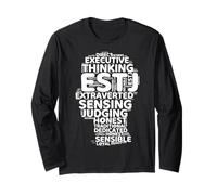 ESTJ Executive Personality Type Extraverted Sensing Judging Long Sleeve T-Shirt