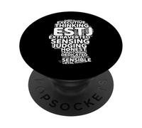 ESTJ Executive Personality Type Extraverted Sensing Judging PopSockets Adhesive PopGrip