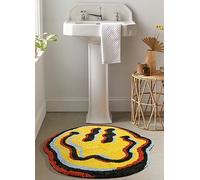 Estmy Trippy Smiley Rug - 60x60cm